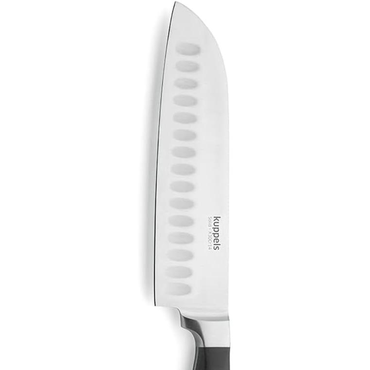Thumbnail - Kuppels SOLID Santokumesser 7", schwarz, Küchenmesser, Schwarz