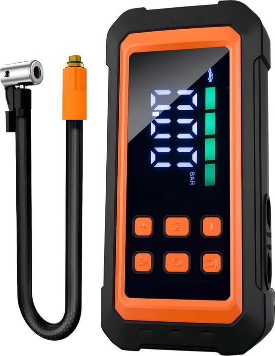 Avizar Starthilfe mit Kompressor, Multifunktion (6000 mAh)