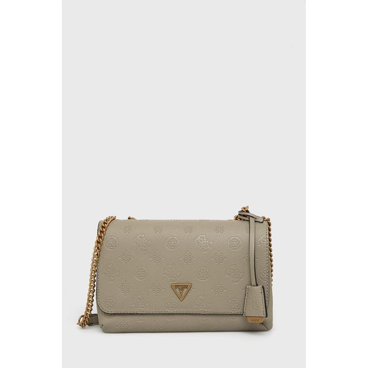 Actual product image Guess Helaina, Synthetic Leather, Textile Bag, Sage, PB840321, For Women