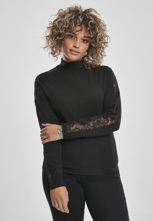 Produktbild Urban Classics Ladies Lace Striped LS (5XL)