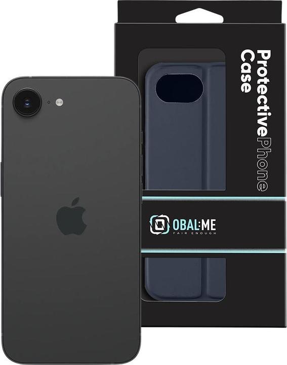 Produktbild iLike Back panel cover - OBAL:ME SmoothTouch Case for Apple iPhone 16e Dark Blue (Apple iPhone 16e)