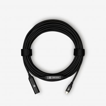 Cobra CobraTether Prolunga USB-C 10m Nero (10 m), Cavo USB