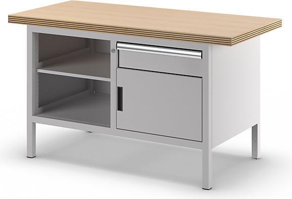 Immagine prodotto Lista Banco da lavoro compatto, piano in faggio (150 cm, 70 cm)