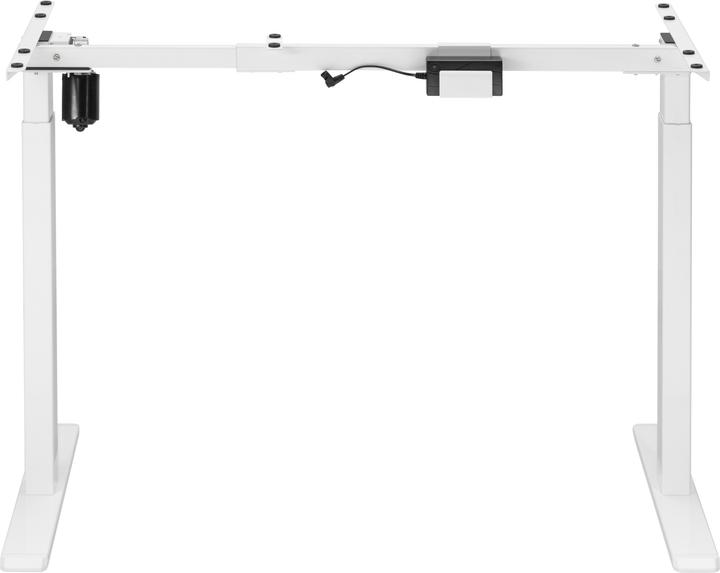 Actual product image Ergowork Compact Electric Desk Frame, white