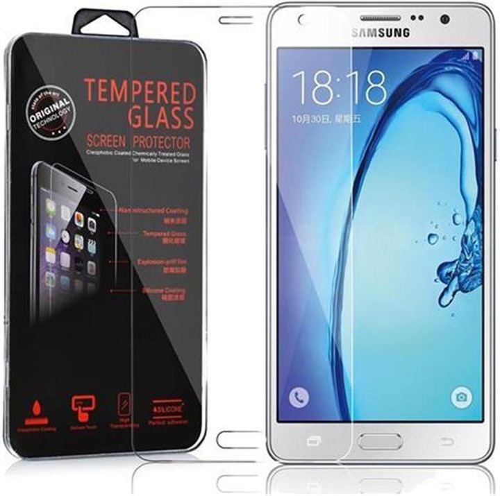 Actual product image Cadorabo display protection glass (1 Piece, Samsung Galaxy J7 Prime)