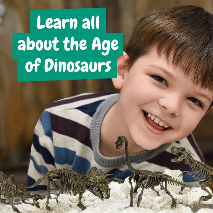 Produktbild Science4you Dino Ausgrabungsset 4 in 1 - Dino Spielzeug, 4 Dinosaurier Ausgraben - Fossilien Ausgrab