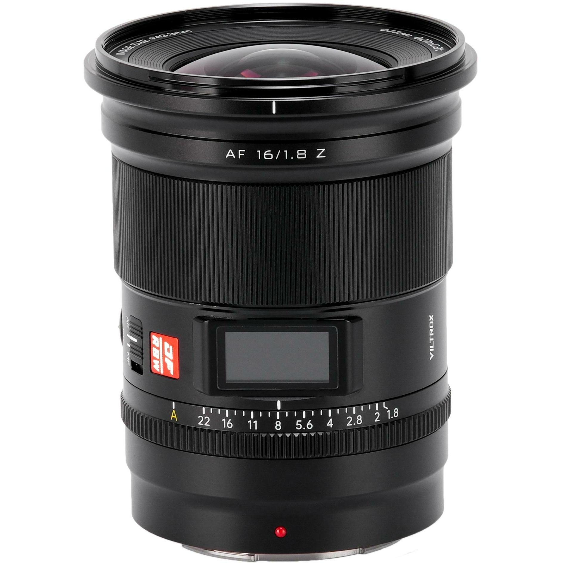 Thumbnail - Viltrox AF 16 mm F/1.8 Nikon Z (Nikon Z, Vollformat), Objektiv, Schwarz