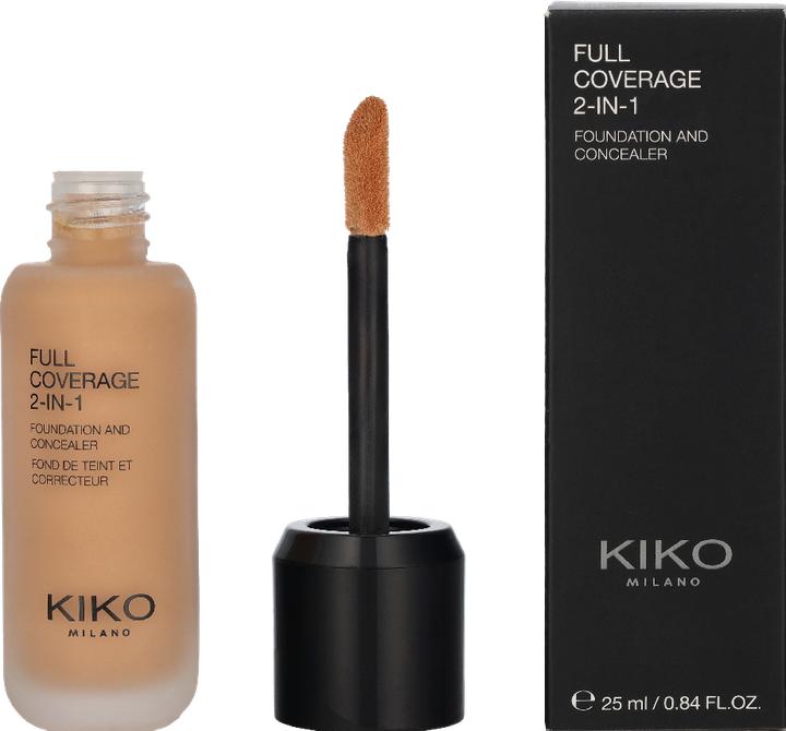 Actual product image KIKO Milano Full Coverage 2-in-1 Foundation & Concealer (40 Warm Beige)