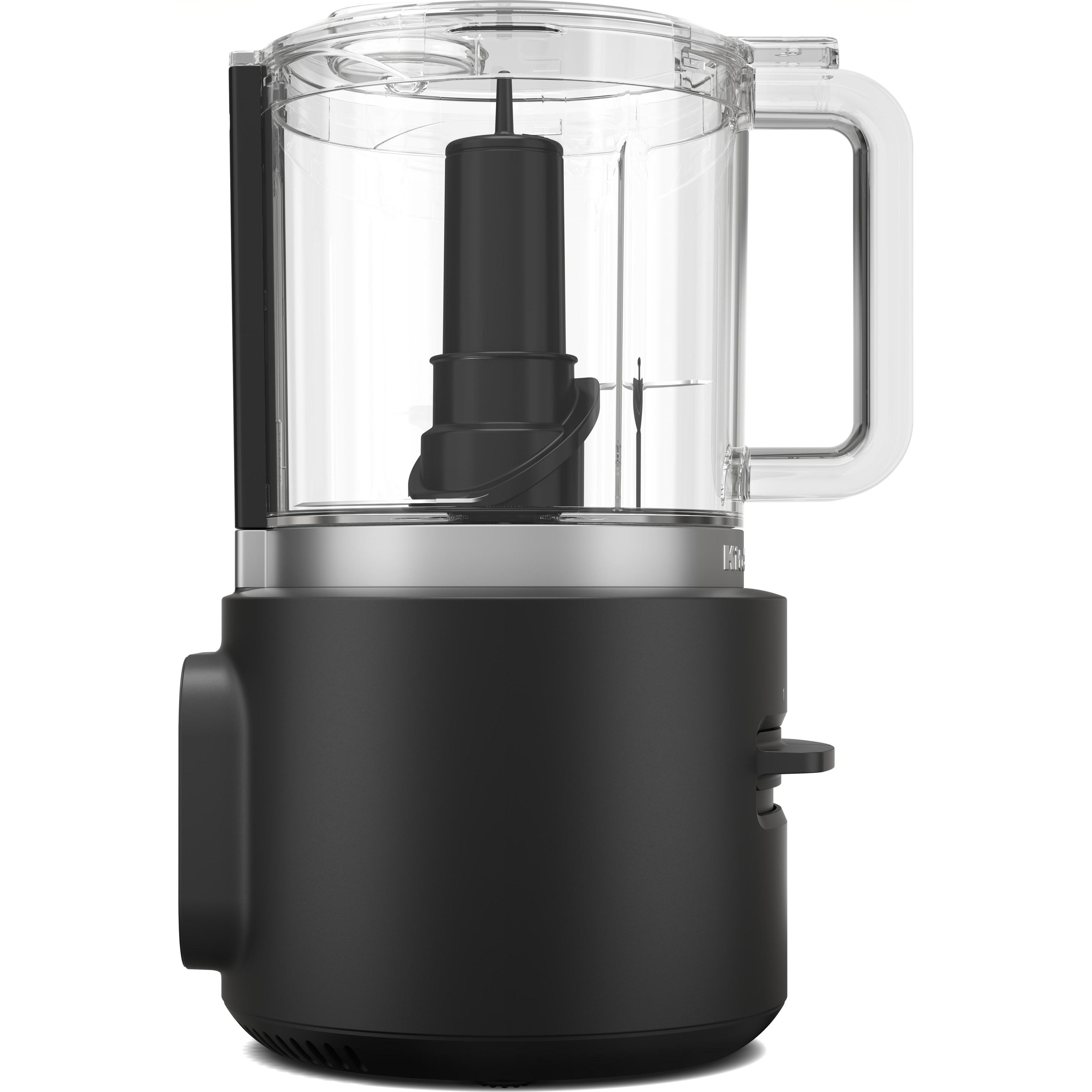 KitchenAid Tritatutto Senza Fili con Batteria Rimovibile 12V, Robot da cucina, Nero