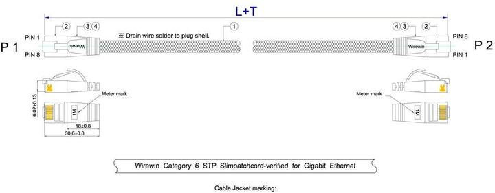 Produktbild Lightwin Netzwerkkabel (STP, CAT6, 10 m)