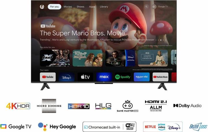 Image du produit TCL 50P61B (50", LED, 4K)