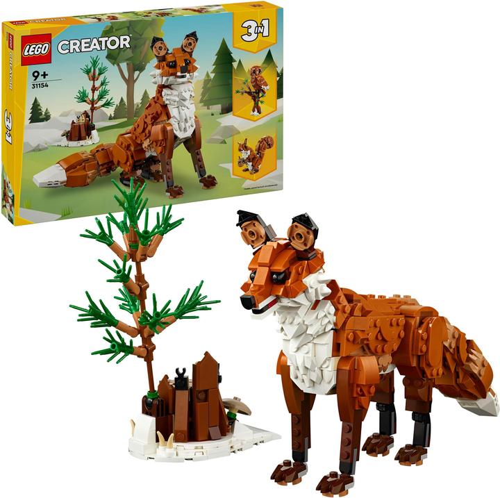 Image du produit LEGO 31154 Animaux de la forêt : renard roux (31154, LEGO Creator Expert)