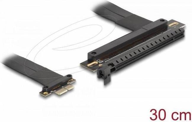 Actual product image Delock Riser Karte PCI Express 3.0 x1 Stecker zu x16 Slot mi