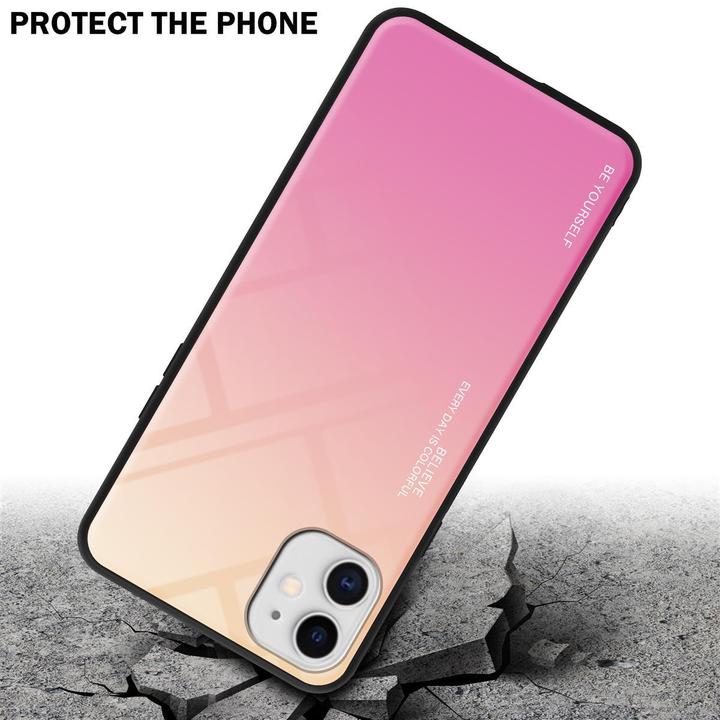 Actual product image Cadorabo TPU 2 colors glass cover (Apple iPhone 11)