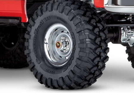 Image du produit Traxxas TRX-4 79 Chevy Blazer rouge/noir 1/10 Crawler RTR Brushed, Clipless, sans batterie ni chargeur (RTR Prêt à fonctionner)