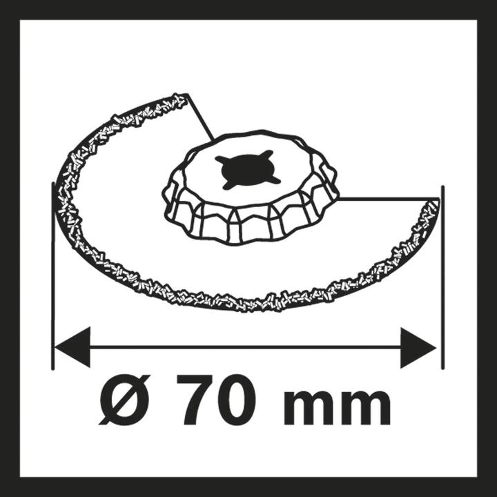 Produktbild Bosch Zubehör Carbide-RIFF Schmalschnitt-Segmentsägeblatt ACZ 70 RT5, 70 mm, 1er-Pack