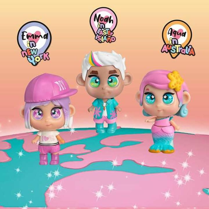 Image du produit Famosa Babydoll Mini Trotties Emoji Eyes 12 cm Articulé