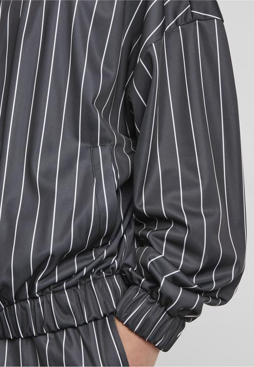 Actual product image Urban Classics Pinstripe Trackjacket black/white L (L)