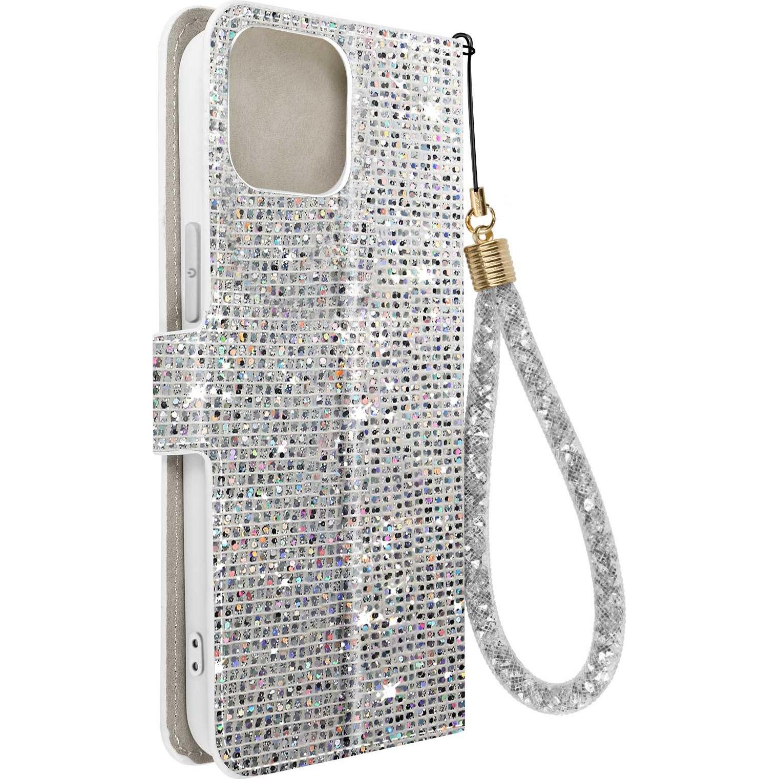 Thumbnail - Avizar Disco Glam Edition Series (Apple iPhone 15), Smartphone Hülle, Grau