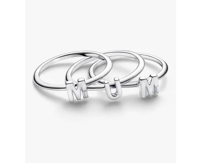 Produktbild Pandora MUM Buchstaben Teilbarer Ring (52, 54, 56, 925 Silber)