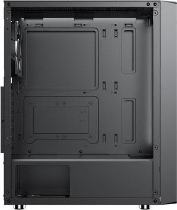 Produktbild 1st Cool 1stCOOL G4, ATX case, USB3.0, USB-C, 2x fan, black (ATX)