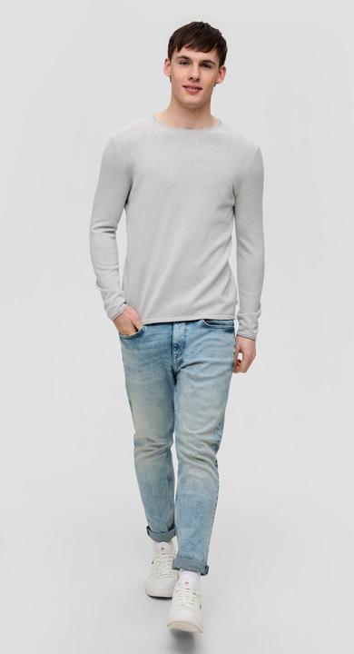 Produktbild s.Oliver Strickpullover Strickpullover mit Rollsaum (XXL)