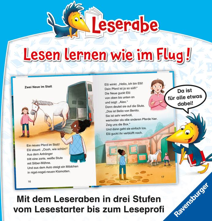 Actual product image Ravensburger Leserabe - 2. Lesestufe: Spannende Pferdegeschichten (German, Claudia Scharf, Laura Bednarski, 2024)