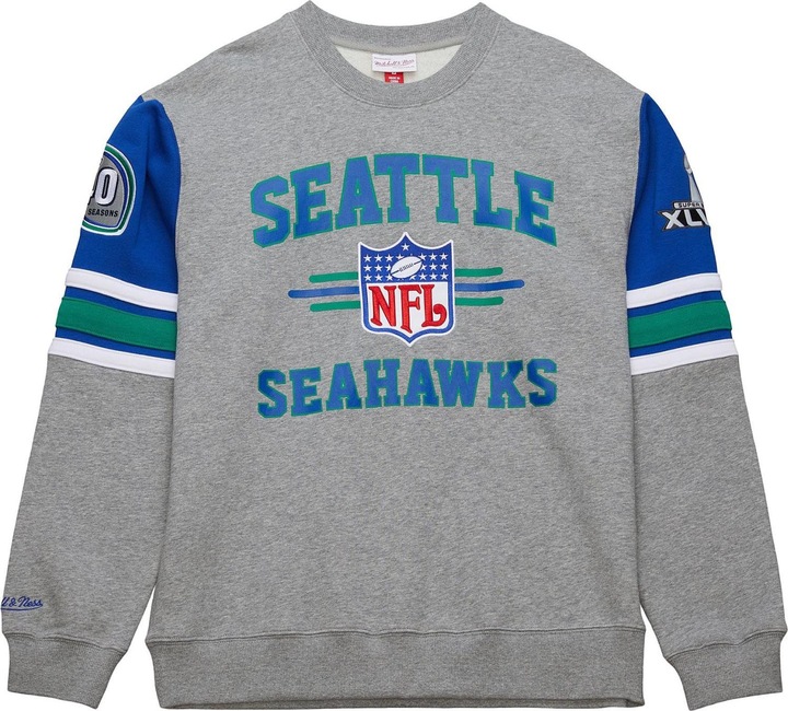 Produktbild Mitchell & Ness Fleece 4.0 Pullover Seattle Seahawks - L (L)