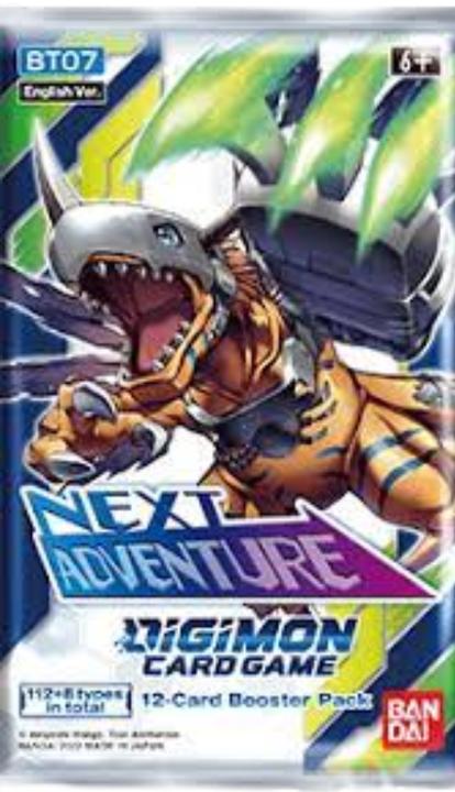 Digimon Next Adventure BT07 Booster - Card Game - EN (Englisch, Booster Pack)