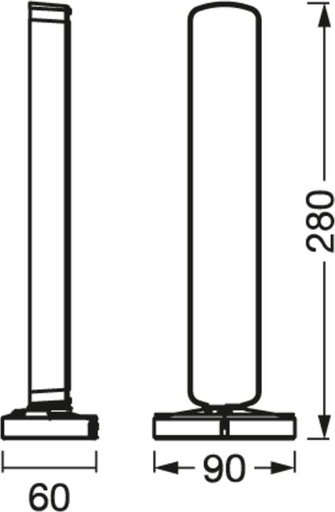 Actual product image Osram Smart moodlights Black RGB + TW (240 lm)
