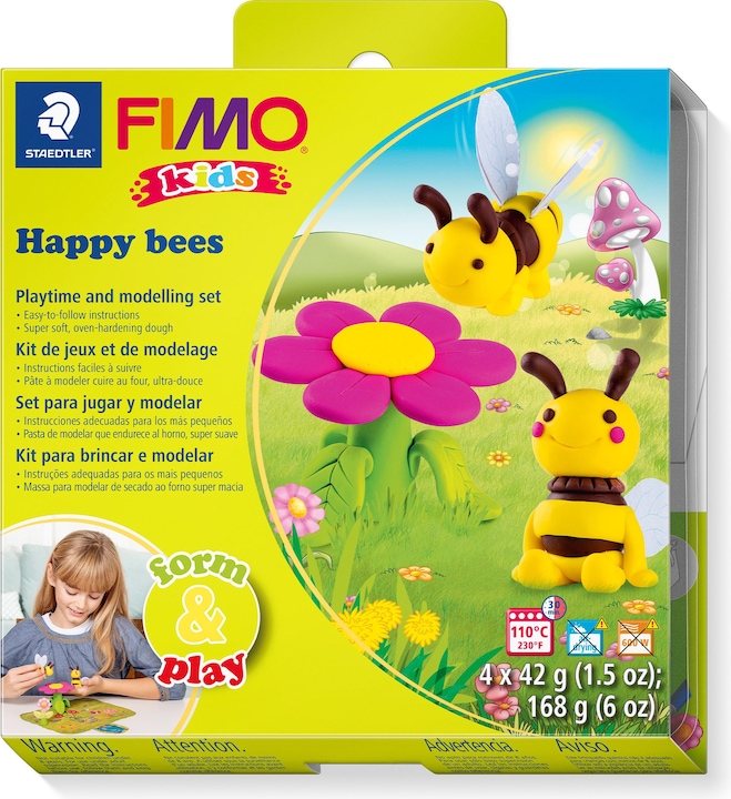 Actual product image Fimo Set Mod.masse kids F&P H. Bees