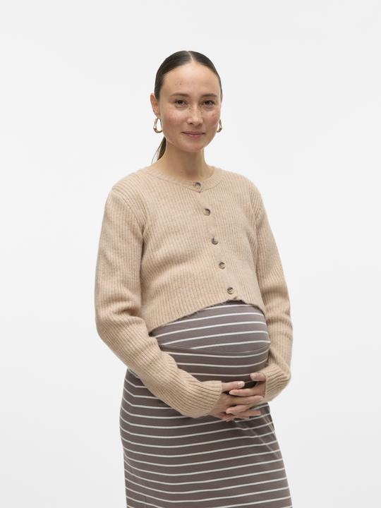 Produktbild Mamalicious Normal geschnitten Rundhals Strickjacke Strickjacke (XS)