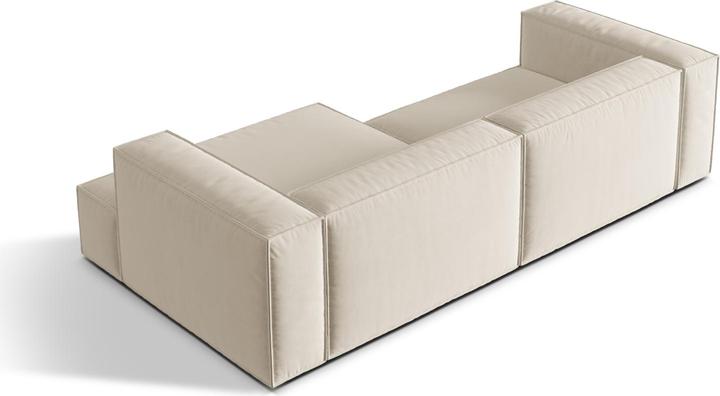Actual product image Micadoni Modular Right Corner Sofa, "Nuria", 4 Seats, 147x292x72 Made in Europe (Modular sofa, Corner sofa)