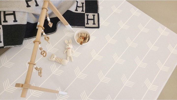 Immagine prodotto Baby Care Tappeto da gioco Leaf & Arrow 210 x 140 cm (210 x 140 cm)