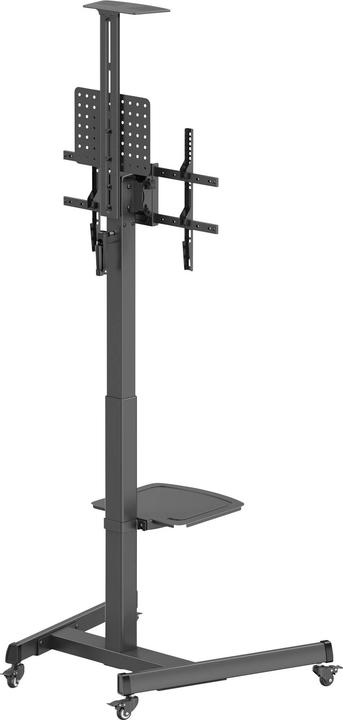 SpeaKa Professional SP-TVC-1300 TV-Rollwagen Höhenverstellbar, Handkurbel, Kamer (37" - 75")