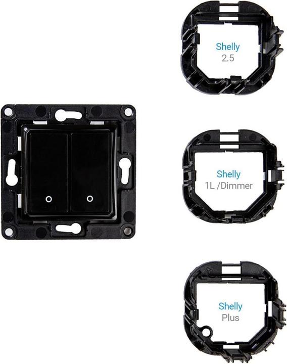 Produktbild Shelly Wall switch 2 - black