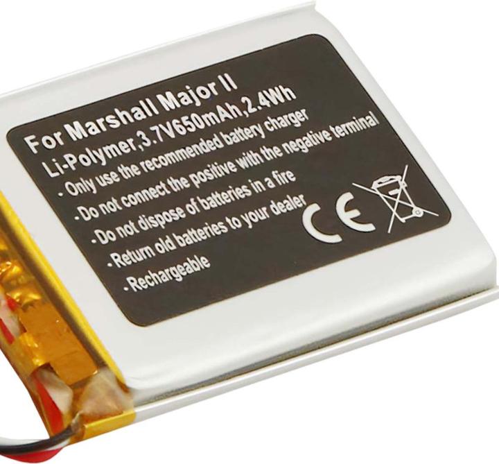 Immagine prodotto Avizar Akku für Marshall Major II Headset (Marshall Major IV)