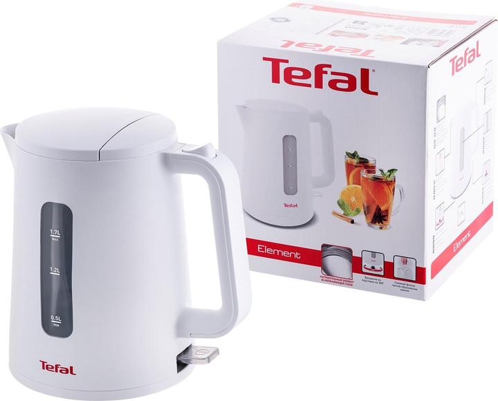 Productafbeelding Tefal Element KO200130 elektrinis virdulys 1,7 L Balta 2400 W (1.70 l)