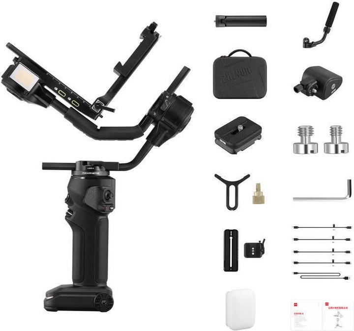 Image du produit Zhiyun Crane 4 Combo (Appareil photo à objectif interchangeable, Appareil photo reflex, 6 kg)