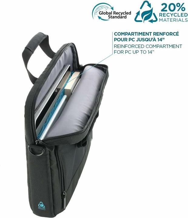 Immagine prodotto Mobilis Valigetta Theone Toploading Zip Blu 11-14in - Riciclata (14")