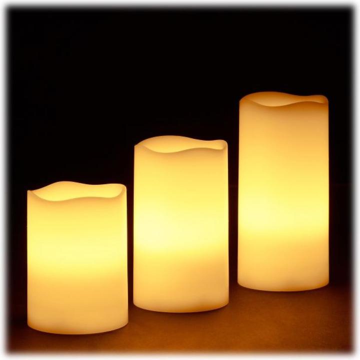 Produktbild Relaxdays Kerzen Wachs (3x)