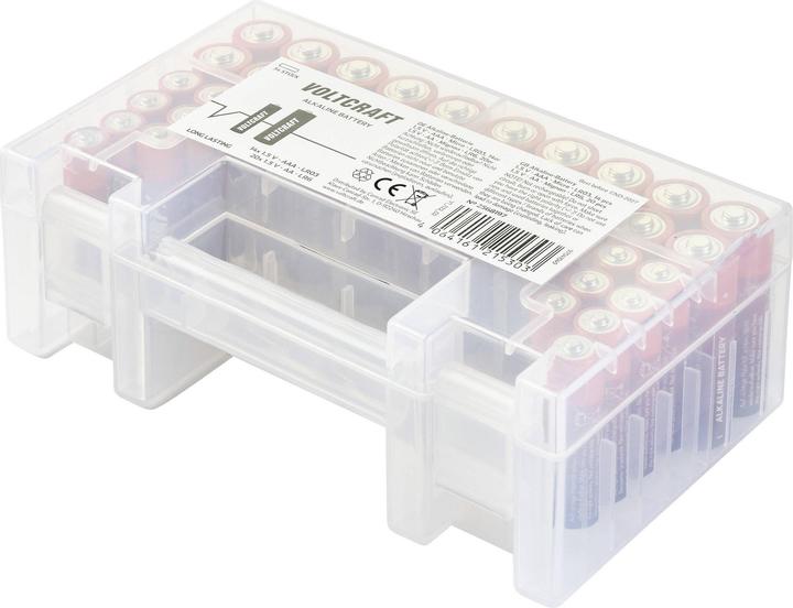 Productafbeelding Voltcraft Batterijset Mignon, Micro 34 st. incl. doos (34 Pcs., AAA, AA)