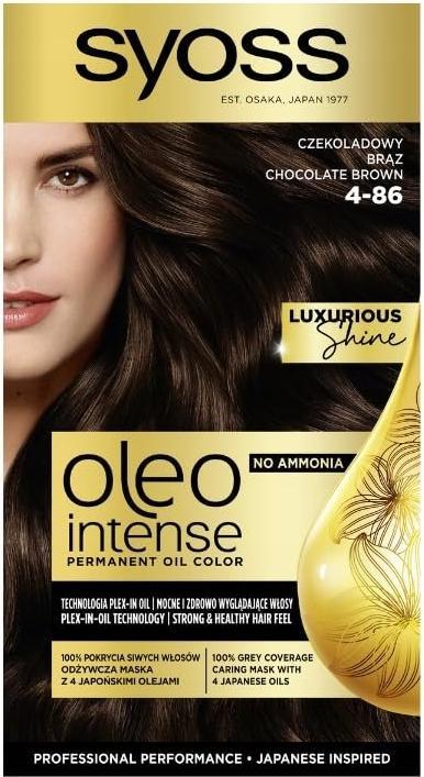 Image du produit Syoss Oleo Intense Hair Dye 4-86 Chocolate Brown (4-86 Marron chocolat)