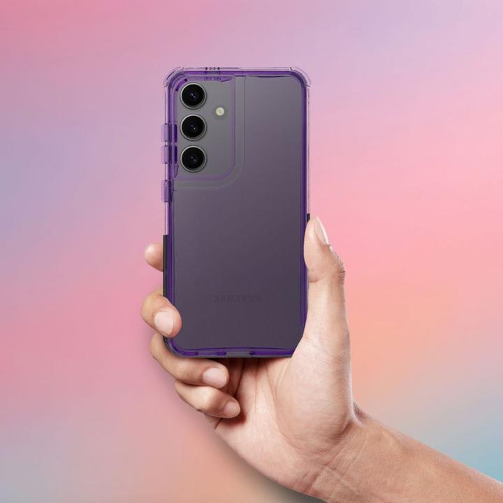 Actual product image OEM Back panel cover MATRIX CLEAR Case for SAMSUNG S25 Ultra light violet (Samsung Galaxy S25 Ultra)