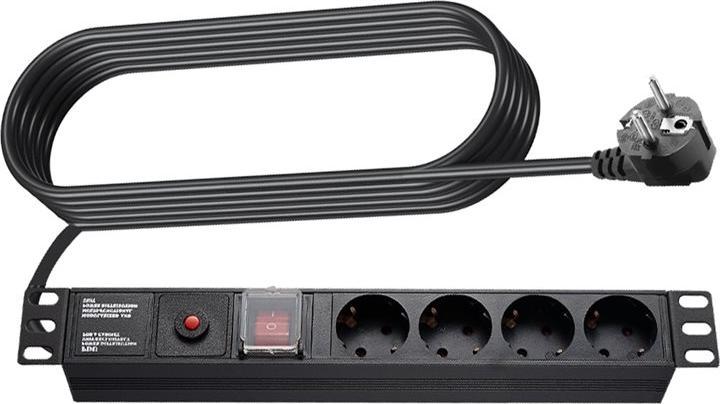 Image du produit Vision Four EU CEE Schuko sockets - AC - (4x, CEE 7/7, 1.80 m)