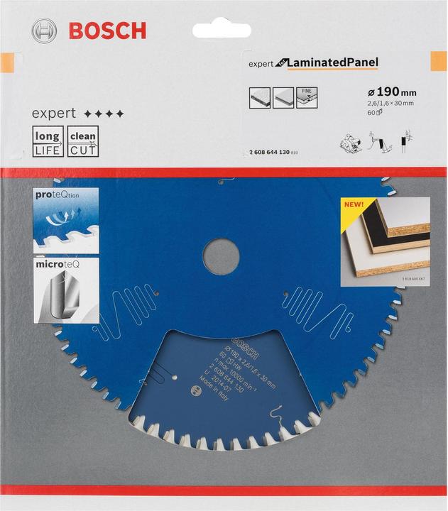 Productafbeelding Bosch Professional Zubehör Cirkelzaagblad Expert voor Lami