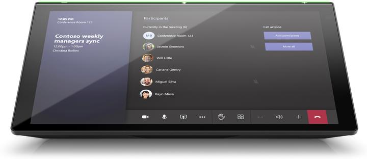 Actual product image HP Presence Small Space Solution Plus AI Camera with Microsoft Teams Rooms - Mini bureaumodel - Core i5