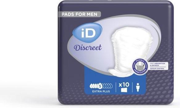 Actual product image ID Discreet for Men 305x185/70mm Extra Plus Beutel 10 Stk (10 x)