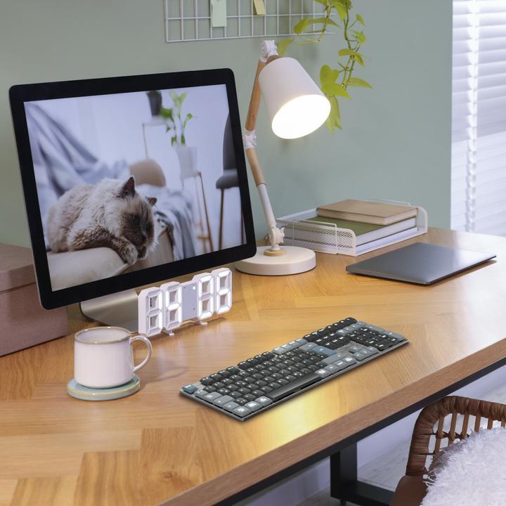 Immagine prodotto Hama WK-800 Tastiera wireless grigia (DE, Senza fili)