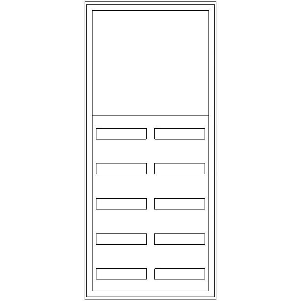 ABN, Verteilerschrank, Wandgehäuse
